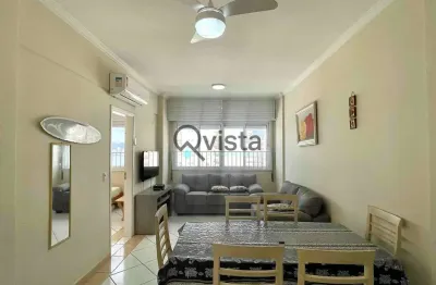 Apartamento à venda com vista mar, 2 dormitórios  1 vaga de garagem na pitangueiras no guarujá | qv