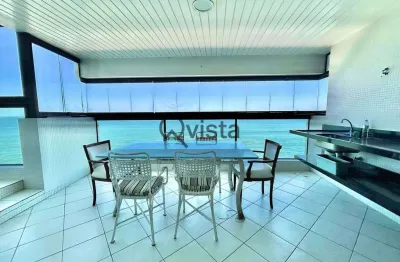 Apartamento vista mar à venda na pitangueiras no guarujá | qvista inteligência imobiliária guarujá