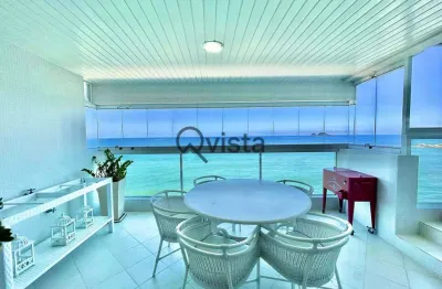 Apartamento vista mar à venda na pitangueiras no guarujá | qvista inteligência imobiliária guarujá