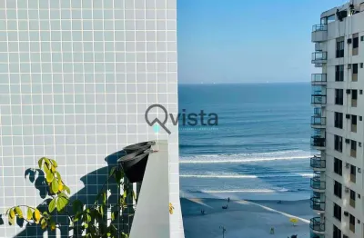 Apartamento sacada com vista mar, 3 dormitórios, suite à venda na pitangueiras no guarujá | qvista