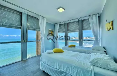 Apartamento com vista mar à venda na pitangueiras no guarujá | qvista inteligência imobiliária guar