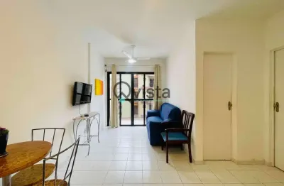 Apartamento 1 dormitório, sacada ampla, laser completo com piscina à venda na enseada no guarujá |