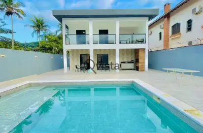 Casa em condomínio fechado com 3 quartos à venda na avenida marjory da silva prado, balneário praia do pernambuco, guarujá, 250 m2 por r$ 1.300.000