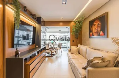 Apartamento decorado á venda na astúrias no guarujá | qvista inteligência imobiliária guarujá
