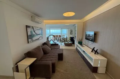 Apartamento à venda,frente total mar , 3 suites , 2 vagas , lazer total, pitangueiras, guarujá, sp|