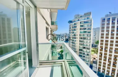 Apartamento vista mar para locação anual  na pitangueiras no guarujá | qvista inteligência imobiliá