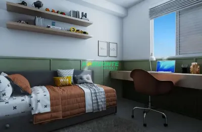 Apartamento com 2 dormitórios à venda, 39 m² - parque dos ipês - são josé dos campos/sp