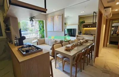 Apartamento com 2 dormitórios à venda, 39 m² - parque dos ipês - são josé dos campos/sp