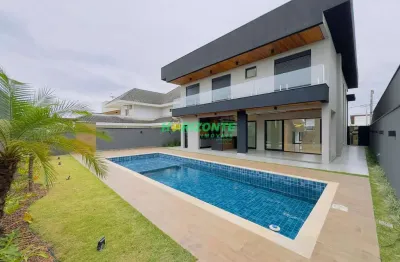 Casa à venda em condomínio fechado de alto padrão em são josé dos campos, sp com 369 m² de construç