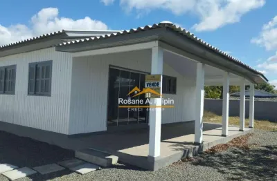 Casa com 2 dormitórios à venda, 72 m² - zona sul - balneário arroio do silva/sc