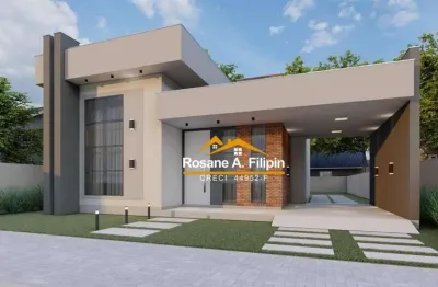 Casa com 3 dormitórios à venda, 123 m² - caverazinho - araranguá/sc