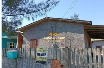 Casa com 2 dormitórios à venda, 60 m² - praia pescador - balneário arroio do silva/sc