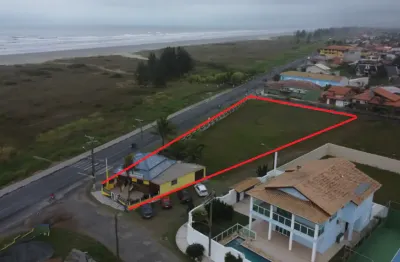 Ilha comprida/sp lote comercial a venda frente para o mar com  1.655,00 m2 balneário sulmar
