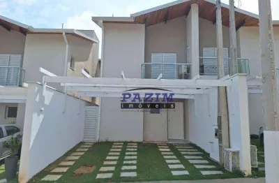 Casa com 3 dormitórios à venda, 112 m² - condomínio villagio di montalcino - vinhedo/sp