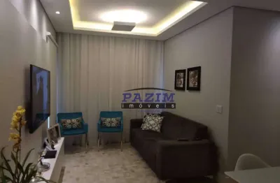 Apartamento com 3 dormitórios à venda, 80 m² - condomínio residencial bella luna - vinhedo/sp