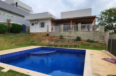 Casa térrea para locação com 3 suítes - condomínio vila hípica i - vinhedo/sp