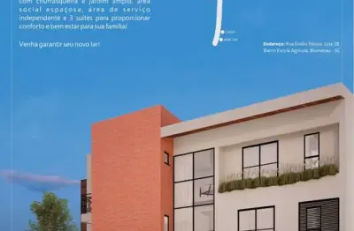 Casa com 3 quartos à venda na escola agrícola, blumenau , 217 m2 por r$ 1.564.000