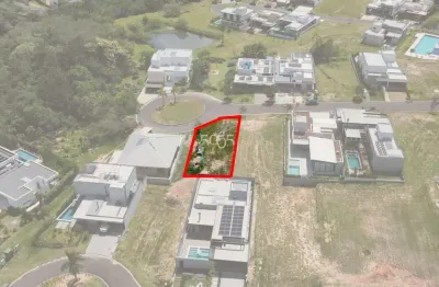 Terreno à venda no condomínio villas do golf com 431m² de área útil. excelente lote com boa localização em rua sem saída, próximo à área verde.