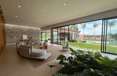 Casa à venda no condomínio terras de são josé ii, com 579m² de área construída e 2000m² de área total. com previsão de entrega no 2o semestre de 2024.