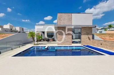 Casa à venda no condomínio portal dos bandeirantes em salto, com 400m² de área construída em um terreno de 700m².