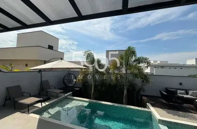 Sobrado à venda no Condomínio Reserva Saint Paul, com 249 m² e 4 suítes com closet