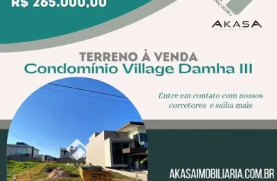 Terreno em condomínio fechado à venda na Rua Dos Pinheiros, 3, Residencial Village Damha III, Araraquara