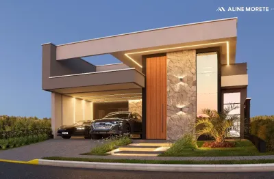 Casa de Alto Padrão com 3 Suítes e Pé-Direito Duplo — Condomínio Res. Volpi