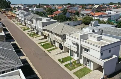 Casa em condomínio fechado com 3 quartos à venda na rua joão dembinski, cidade industrial, curitiba, 125 m2 por r$ 1.140.000