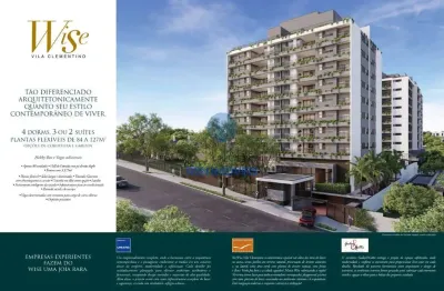 Apartamento com 4 quartos à venda na rua guapiaçu, 75, vila clementino, são paulo, 127 m2 por r$ 2.147.000