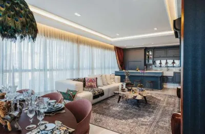 Apartamento alto padrão e decorado em tapema-sc. para | meia praia, itapema, santa catarina