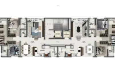 Apartamento com 3 quartos à venda na Rua Jacob Schmidt, Pioneiros, Balneário Camboriú