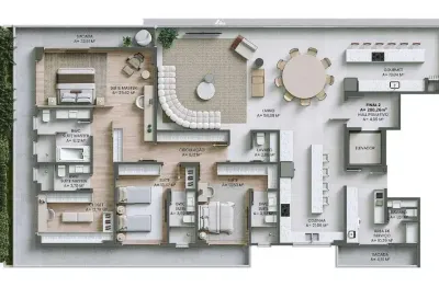 Apartamento com 4 quartos à venda na Avenida Carlos Drumond de Andrade, Praia Brava, Itajaí