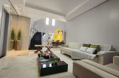 Casa para venda em uberlândia, jardim karaiba, 4 dormitórios, 4 suítes, 6 banheiros, 5 vagas