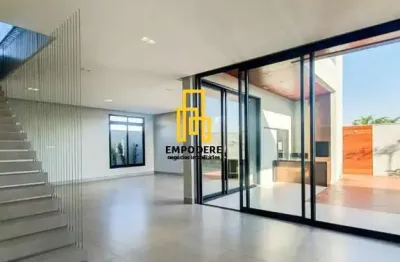 Casa em condomínio para venda em uberlândia, condomínio golden village, 4 dormitórios, 4 suítes, 5 banheiros, 4 vagas