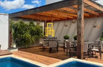 Casa para venda em uberlândia, cidade jardim, 4 dormitórios, 2 suítes, 4 banheiros, 4 vagas