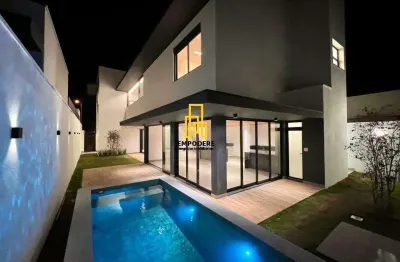 Casa em condomínio para venda em uberlândia, condomínio varanda sul, 4 dormitórios, 4 suítes, 5 banheiros, 2 vagas