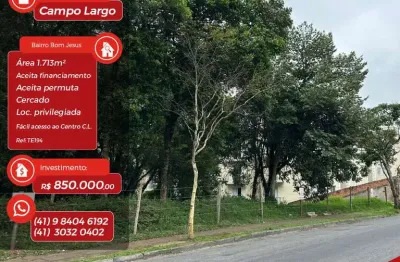 Terreno à venda na Rua Francisco Alves Mendes Filho, Bom Jesus, Campo Largo