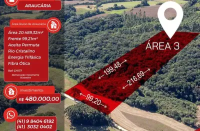 Chácara / sítio à venda na Rua Romão  Fierzt, Zona Rural, Araucária