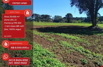 Terreno à venda na Estrada para Balsa Nova, Jardim Itaqui, Campo Largo