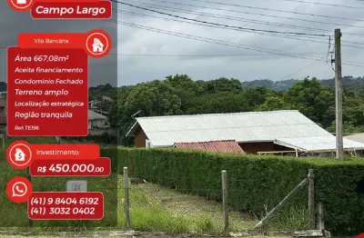 RESIDENCIAL ARDIGÓ I - Terreno - Vila Bancária, Campo Largo/PR