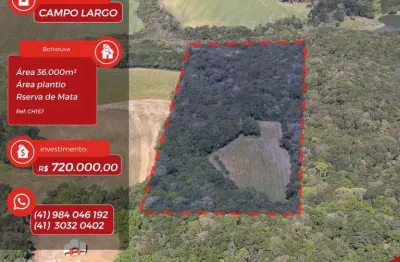 Chácara / sítio à venda na Estrada Japson, 1031, Botiatuva, Campo Largo