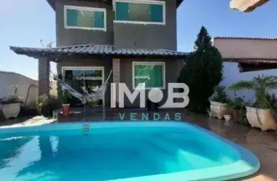Casa com 6 dormitórios à venda, 220 m² por r$ 371.000,00 - jardim morada da aldeia - são pedro da aldeia/rj