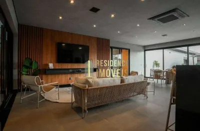 Casa mobiliada com 4 dormitórios à venda, 456 m² por r$ 4.500.000,00- residencial saint patrick - sorocaba/sp