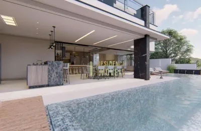 Sobrado com 3 dormitórios à venda, 400 m² por r$ 4.200.000,00 - alphaville nova esplanada - votorantim/sp