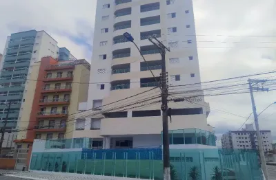 Maravilhoso apartamento de  frente ao mar, com varanda gourmet, piscina, 1 vaga. prédio novo.