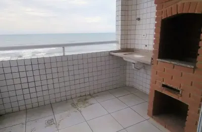 Maravilhoso apartamento de frente ao mar, varanda gourmet,  portaria 24 horas