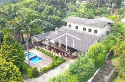 Chácara com 3 dormitórios à venda, 1550 m² por r$ 1.900.000,00 - condomínio clube da montanha - atibaia/sp