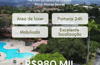 Casa em condomínio fechado com 4 quartos à venda na Condominio Prive Monte Serrat Rodovia Br 232 Km 72,5 S/n Rural, 1, Novo Gravatá, Gravatá