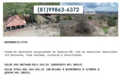 Fazenda à venda na Rua da Matriz, 6, Zona Rural, Passira