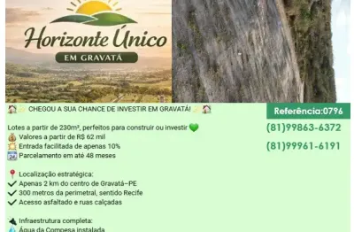 Terreno à venda na Rua Cleto Campelo, Porta Florada, Gravatá